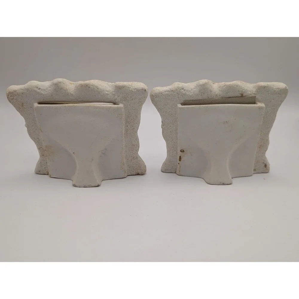 Set of 2 Vintage Regent Products Nautical Beach Shell Resin Photo Picture Frames
